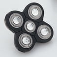 thumbnail image 2 of Men Electric Shavers Replacement Heads 5 in 1 Razor Replaceable Alternate Floating Washable Blade Trimmers Head(black), 2 of 5