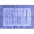 thumbnail image 1 of Ahgly Company Machine Washable Indoor Rectangle Abstract Blue Contemporary Area Rugs, 2' x 4', 1 of 4