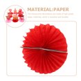 thumbnail image 4 of Miangastore Honeycomb Centerpieces Red Paper 9Pcs 5.9Inch Bottom Diameter, 4 of 8