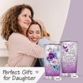 thumbnail image 2 of Daughter Gift from Mom - Gifts for Daughter - Mom and Daughter Gifts, Birthday Christmas Gifts for Daughter - 20oz Daughter Rose Stainless Steel Tumbler, 2 of 6