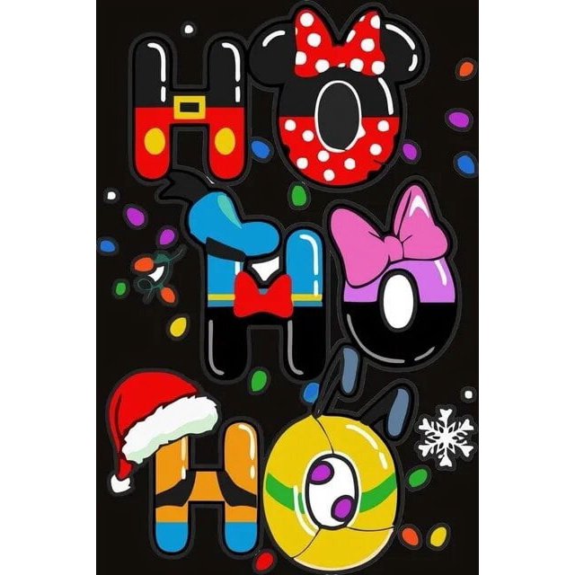 Pintura de diamantes de lienzo de terciopelo AB de Mickey Mouse de Disney 5D, bordado de diamantes completo de Navidad, imagen de mosaico, Kits de punto de cruz de arte