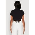 thumbnail image 5 of Womens Cap Sleeve Cropped Shirt, 5 of 5