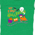 thumbnail image 4 of Inktastic My First Halloween Train with Pumpkins, Bats, Cat,and Ghost Boys or Girls Baby Bodysuit, 4 of 5
