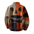 thumbnail image 5 of HAJWOH Mens Halloween Corduroy Jacket with Lapel Loose Fit Long Sleeve Fall Winter Coat, 5 of 5