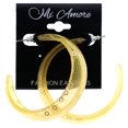 thumbnail image 2 of Mi Amore Sequin Dangle-Earrings Yellow/Clear, 2 of 2