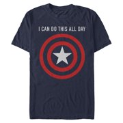 Men's Marvel Cap Do This All Day Graphic T-Shirt