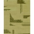 thumbnail image 1 of Ahgly Company Machine Washable Indoor Rectangle Abstract Dark Golden Rod Brown Area Rugs, 6' x 9', 1 of 7