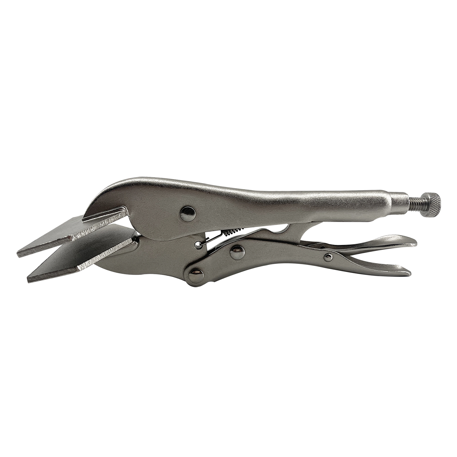 8-Inch Welding Seam Folding Plier, Duckbill Sheet Metal Plier, Carbon Steel Construction, Wide Flat Jaws for Bending, Forming & Metal Fabrication