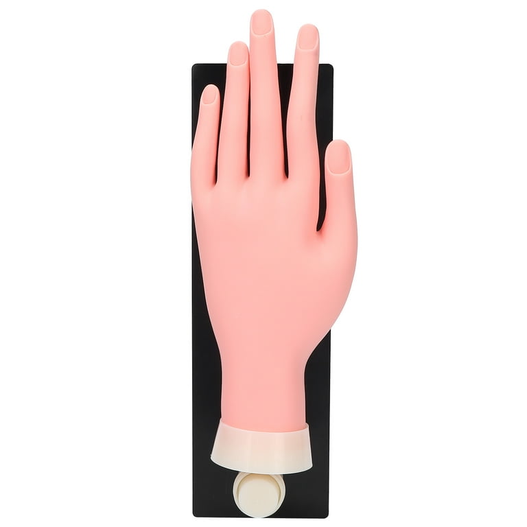 ACOUTO Mannequin Hands,Nail Fake Hand,Nail Art Training Practice Hand  Manicure Mannequin Fake Hand For Nail Training Display 