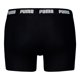 thumbnail image 3 of PUMA Bóxers para hombre, pack de 6 - Everyday Boxers 6P, algodón elástico, liso Negro/Blanco L (Large), 3 of 5