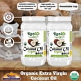 thumbnail image 4 of Rani Organic Extra Virgin Coconut Oil, Unrefined 15 fl oz (444ml) Pack of 2, Cold Pressed, NON-GMO | Gluten Free | Kosher | Vegan | 100% Natural | Packed in USA | USDA Certified Organic, 4 of 10
