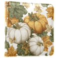 thumbnail image 2 of PU Leather Photo Album with Self-Adhesive Pages Scrapbook DIY Picture Holds 20+ Sheets Vintage Pumpkin with Leaves, 2 of 9