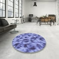thumbnail image 3 of Ahgly Company Indoor Rectangle Patterned Slate Blue Area Rugs, 2' x 3', 3 of 6