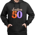 thumbnail image 3 of Sudadera con capucha y diseño gráfico de bloques de color "Section 50", 52% algodón, 48% poliéster, para hombre y mujer, 3 of 5