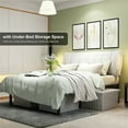thumbnail image 4 of 14/16.5 Inch Tall Foldable Metal Platform Bed Frame, Twin/Full/Queen/King Size, Comfort Base Bed Frame, Non-Slip and No Box Spring Needed, Height for Under-Bed Storage, Black, 4 of 11