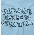 thumbnail image 2 of Pass Me To Grandma Grandchild Funny Romper Boys or Girls Infant Baby Brisco Brands NB, 2 of 6