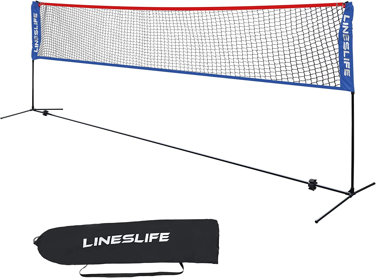 Lineslife Portable Badminton Net,Adjustable Height Net with Sturdy