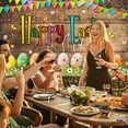 thumbnail image 4 of Aqestyerly Easter Backdrop Decorations-Wrinkle-Resistant Polyester Fabric Easter Party Photo Booth Background for Indoor Outdoor Spring Celebrations-4X6Ft Reusable Easter Scene Arrangement (Ch, 4 of 6