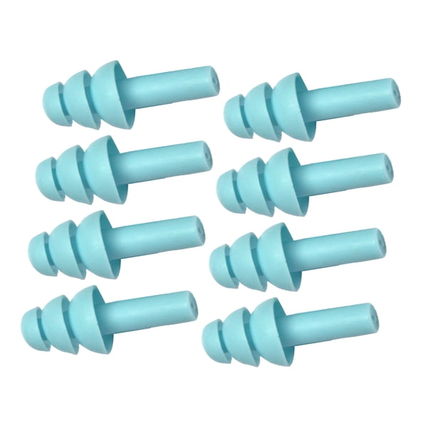 Tapones para los oídos de silicona, 4 pares de tapones para los oídos insonorizados con cancelación de ruido para dormir Tapones para los oídos con cancelación de ruido Estándares líderes
