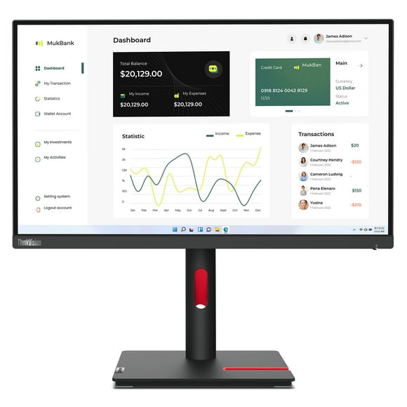 Lenovo ThinkVision 23 inch Monitor - T23i-30