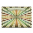thumbnail image 1 of Vintage Rainbow Cutting Board, Carnival Advertisement Themed Colorful Lines and Stars Grunge Background, Decorative Tempered Glass Cutting and Serving Board, Large Size, Multicolor, by Ambesonne, 1 of 1