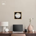 thumbnail image 3 of Black Ranunculus Canvas Dark Florals And Fashion Wall Art by Art Remedy, Gold Frame, 12" x 12", 3 of 7