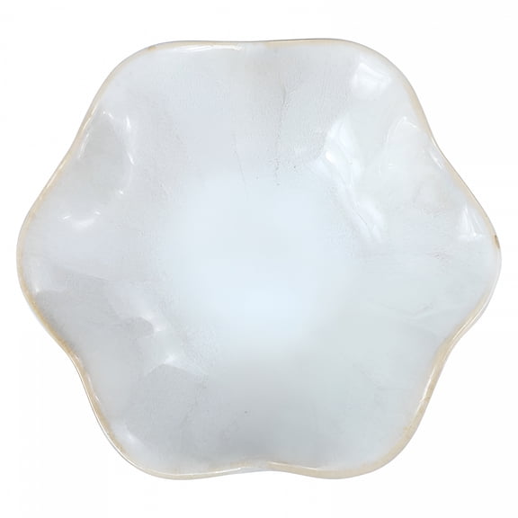 LAMIRO Ceramic Lotus Leaf Trinket Dish for Wedding Jewelry Or Snacks Trinket Dish