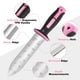 thumbnail image 4 of Cuchillo de jardín Hori Hori WORKPRO 7, hoja de acero inoxidable, color rosa, 4 of 7
