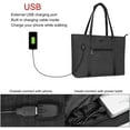 thumbnail image 2 of MOSISO USB Charging Port 15-16'' Laptop Tote Bag, Black, 2 of 6