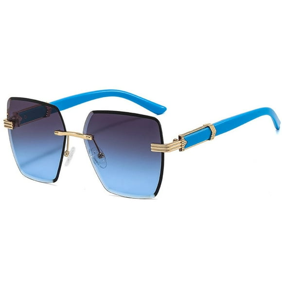 Gafas de sol Shiratori sin montura con lente degradado para mujer