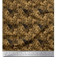 thumbnail image 1 of Soimoi Cotton Duck Fabric Chestnut Leaves Printed Craft Fabric by the Yard 56 Inch Wide, 1 of 1