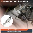 thumbnail image 3 of Válvula de control del solenoide de tiempo del árbol de levas Unique Bargains 237963HD0A 237963HD2A para Nissan Note 1.2/Turbo E12 2012-2016 para Nissan Micra 1.2 K13 2010-2016, 3 of 7