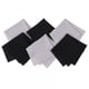 thumbnail image 1 of Paquete de 6 paños de limpieza de un solo color, color negro, 14,5 x 17,5, 1 of 5
