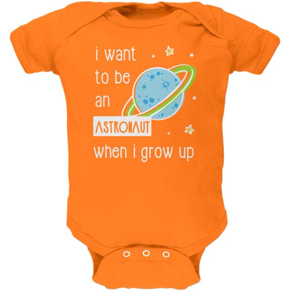 When I Grow Up Astronaut Soft Baby One Piece