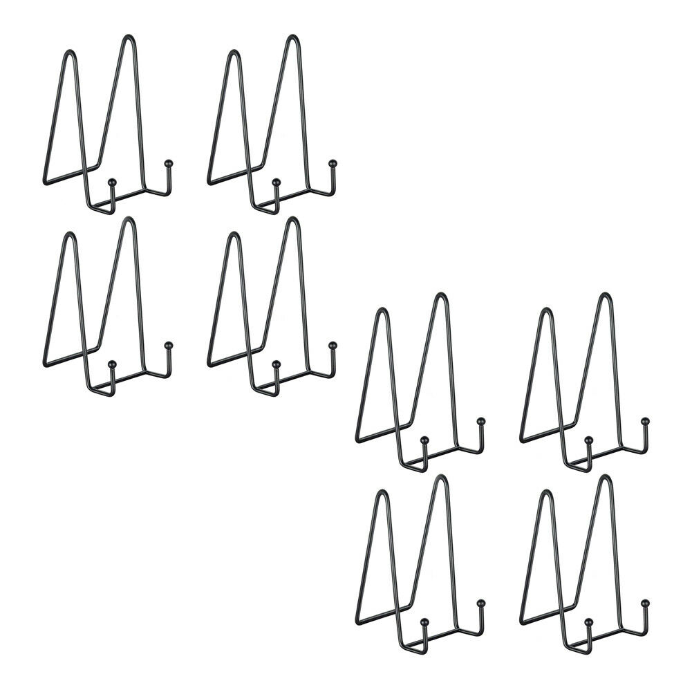 US 48 Pcs Metal Frame Holder Display Stands for Picture，Plate，Book