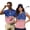 American Star Wave Patriotic, variant on Garronmavis Patriotic USA Star Matching Golf Shirts for Couple Quarter Zip Women's Matching Hawaiian Golf Shirt for Couple Moisture Wicking 4-Way Stretch Suitable for Golf Enthusiasts