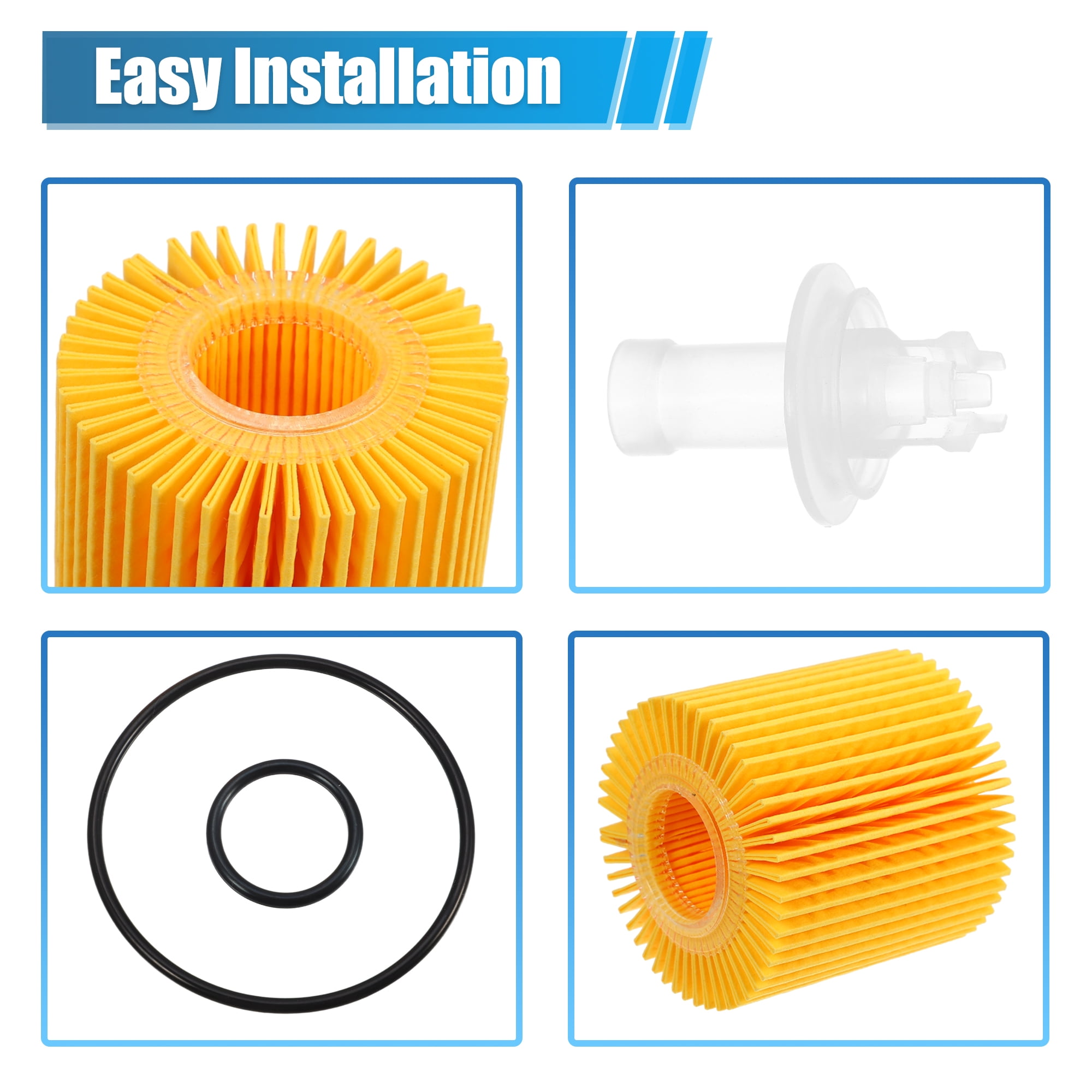 10 Set Engine Oil Filter 04152-YZZA1 04152-31090 04152-YZZG1 for Toyota Avalon Camry Highlander RAV4 Tacoma Sienna