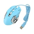 thumbnail image 2 of Ratón para ordenador portátil, ratón para juegos con cable, ratón silencioso USB, ratón para juegos con cable meticulosamente diseñado, 2 of 8