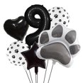 thumbnail image 1 of Juego de globos de película de aluminio con estampado de patas negras de antballena con globos, 1 of 4