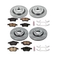thumbnail image 3 of Power Stop Front and Rear Stock Replacement Brake Pad and Rotor Kit KOE986, 3 of 8