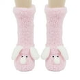 thumbnail image 2 of QLEICOM Socks for Women,Womens Socks,Women Long Plush Socks Solid Color with Thick Pile for Maximum Warmth and Comfortable Knee High Socks Fashion for Loungewear Wear and Winter Fashion Pink, 2 of 3