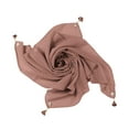thumbnail image 2 of WCJM Women Fashion Solid Chiffon Square Head Scarf Lightweight Neck Scarves Hair Bandana Neckerchief Chiffon Lady Headscarf Pink Headscarf Hippie Headband, 2 of 4