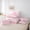 Pink A, variant on Erosebridal Pink L Personalized Initial Twin Bedding Sets 7-Piece For Girls Teens,Kawaii Ribbon Bow Knot Girl Bedding Comforter Set,Pink Reversible