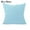 Sky Blue, variant on PiccoCasa Velvet Decorative Cushion Cover Corn Striped Throw Pillowcase, 18"x18", Yellow