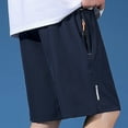 Zynviq Elastic Waist Men Shorts Drawstring Blue Relaxed Fit Shorts Plus zynviq-elastic-waist-men-shorts-drawstring-blue-relaxed-fit-shorts-plus