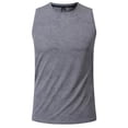 thumbnail image 2 of Afuyipoi Men’s Quick-Dry Tank Top, Round-Neck Training Tops Sleeveless Athletic Shirt Dark Gray Size L, 2 of 5
