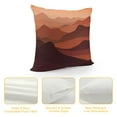 thumbnail image 4 of Nawypu  Desert Mountain Landscape in Sunset Decoration Farmhouse Decor Home Decorative Throw Pillow Case Cushion Cover for Sofa Couch,Sunrise Light and Fog Throw Pillow Cover, 4 of 5