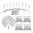 thumbnail image 1 of Guitar Luthier Measuring Tool Kit Set String Action Ruler Understring Radius Gauge Guitar Radian Ruler 32 Blade Feeler Gauge, 1 of 9