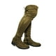 thumbnail image 4 of Bota larga para mujer, con tacon bajo modelo panther Nyxmart Bota Larga estilo maxibota / Mod. 619-PA, 4 of 4