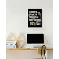 thumbnail image 5 of Inspirational 11x14in Black Framed Wall Art IN ORDER TO BECOME THE 1% Motivational Positive Quote Sayings Office Home Decor Prints Encouraging Posters Study, 5 of 5